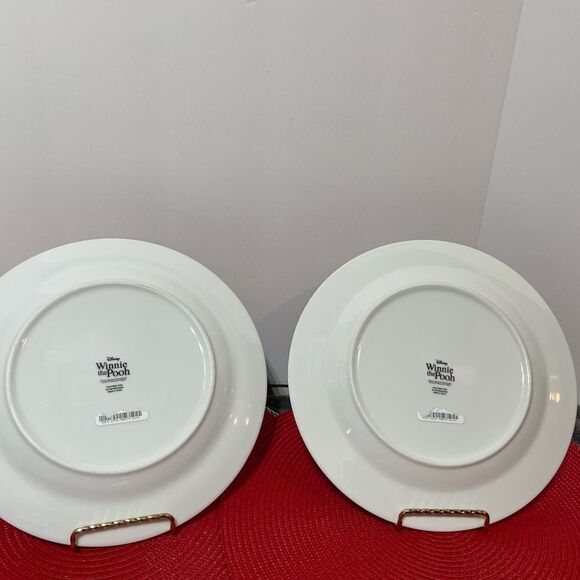 Disney Winnie the Pooh Among the Flowers Dinner Plates set of 2 NWT - Picture 7 of 8